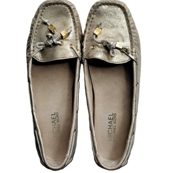 Authentic Michael Kors Genuine Leather Loafer Regular Fit - Picture 3 of 5